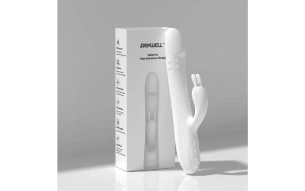 Вибратор - ротатор кролик DRYWELL Rabbit Pro